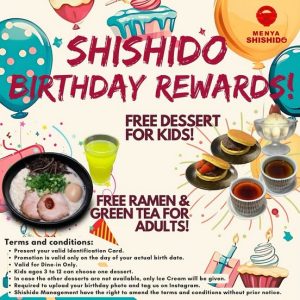 Birthday Reward at Shishido