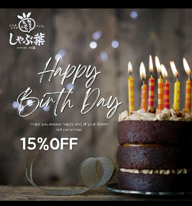 SHABU-YO birthday hotpot celebration offer
